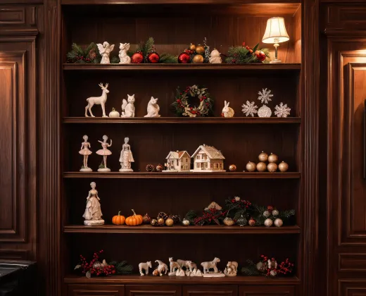 Collector assortment shelf