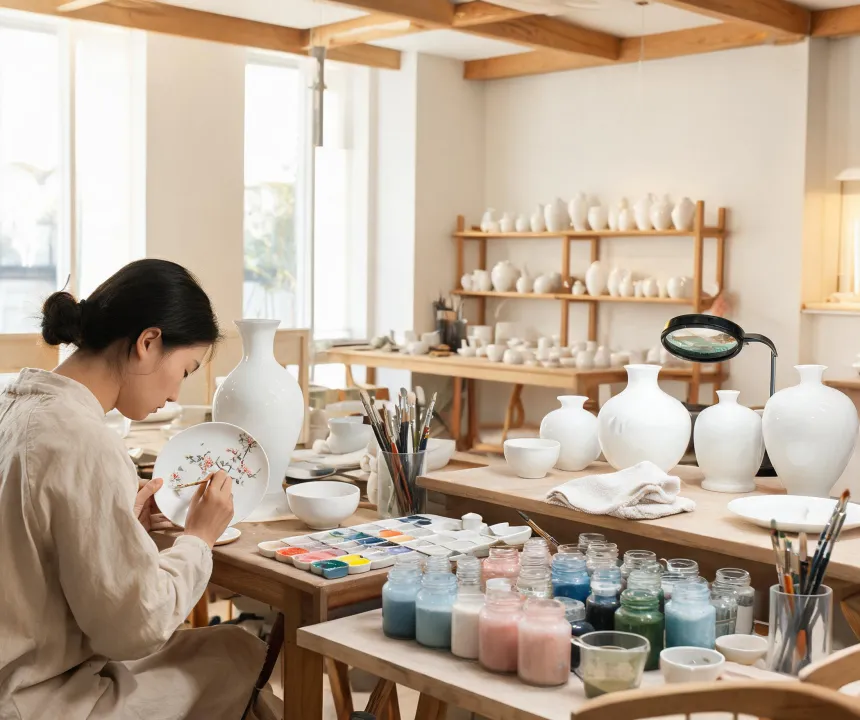 Fine porcelain workshop