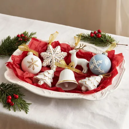 Porcelain ornament collection